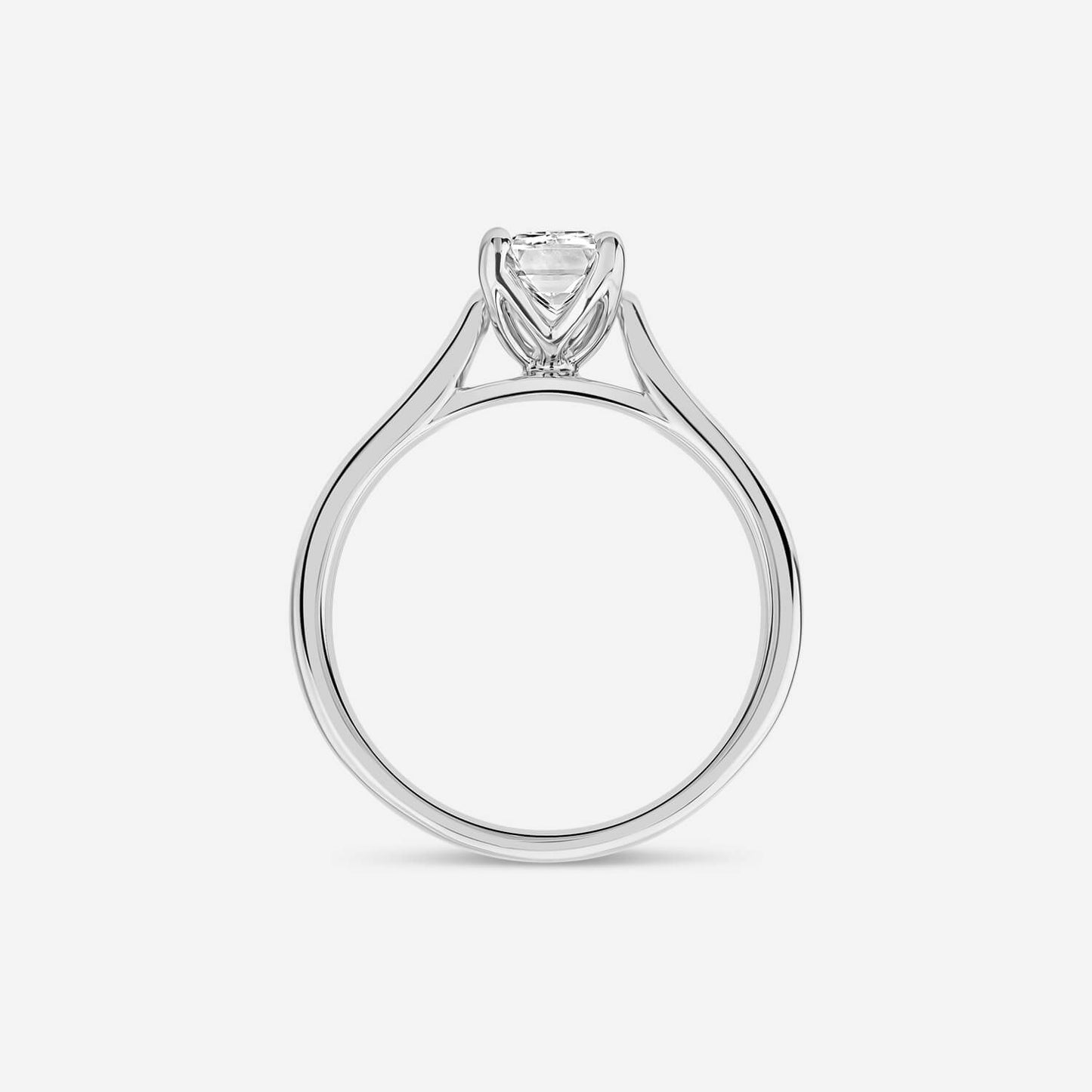Born Platinum 1.20ct Lab Grown Emerald Cut Diamond Ring