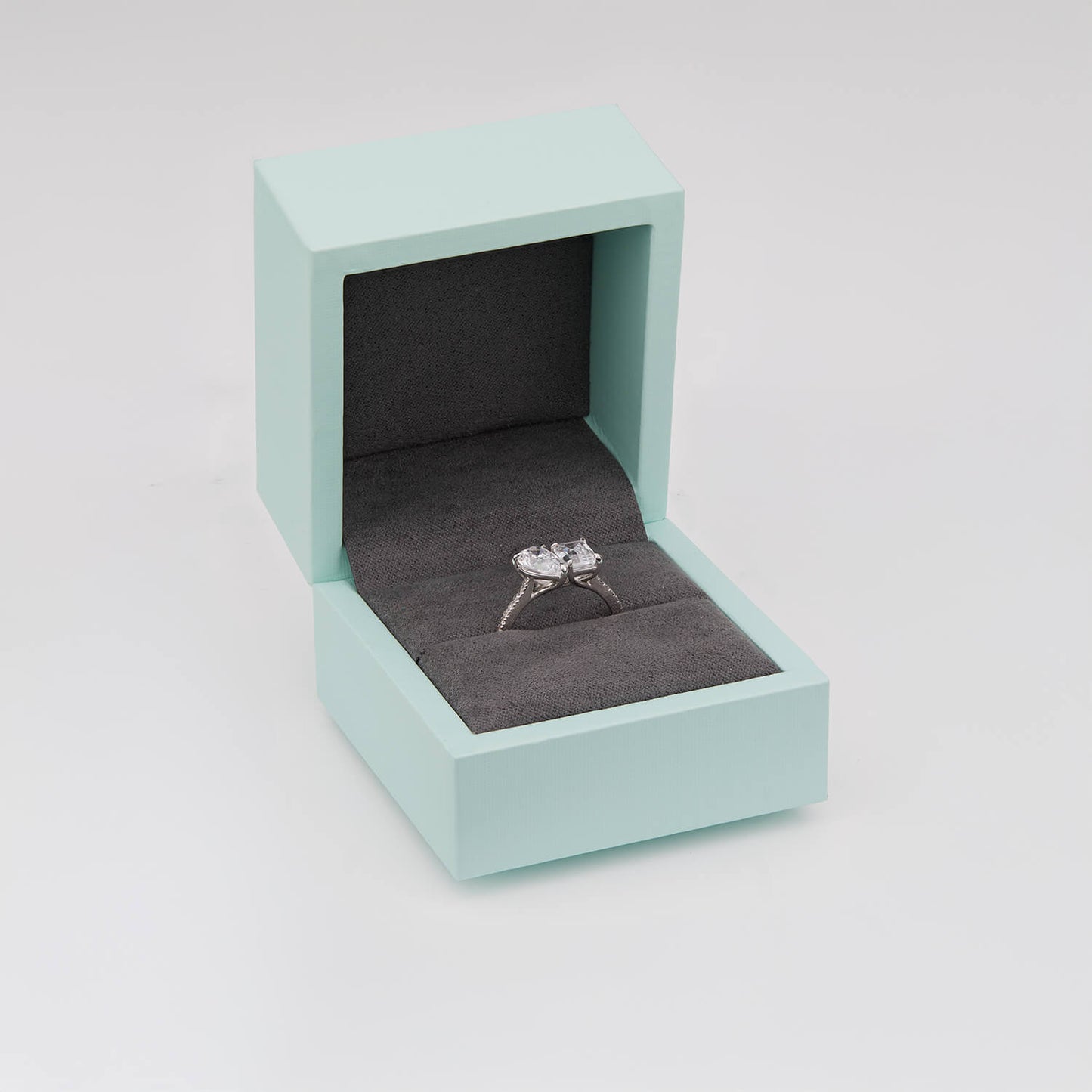Born Platinum Toi Et Moi 2.15ct Lab Grown Pear & Emerald Diamond Ring